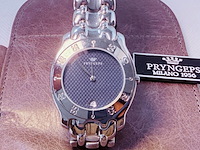 Pryngeps herenhorloge met embossed wijzerplaat - afbeelding 1 van  6