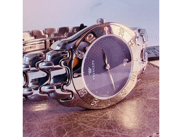 Pryngeps herenhorloge met embossed wijzerplaat - afbeelding 4 van  6