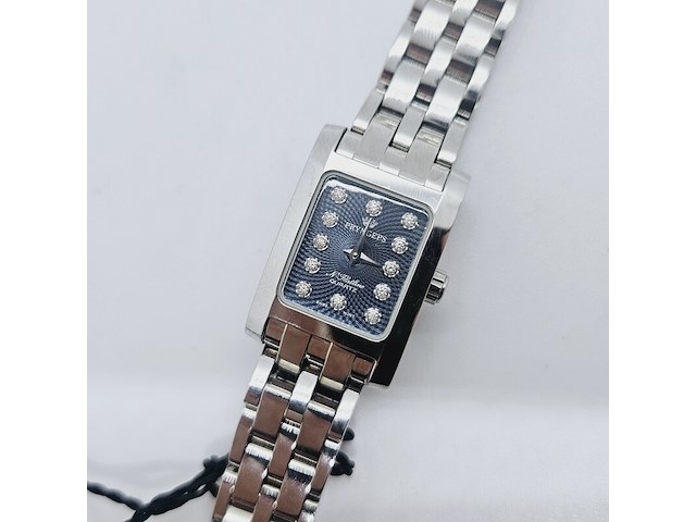 Pryngeps n flatline dameshorloge met diamanten - afbeelding 4 van  10