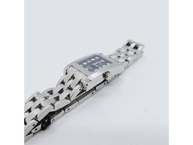 Pryngeps n flatline dameshorloge met diamanten - afbeelding 5 van  10