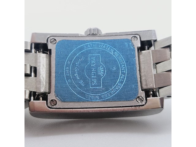 Pryngeps n flatline dameshorloge met diamanten - afbeelding 10 van  10