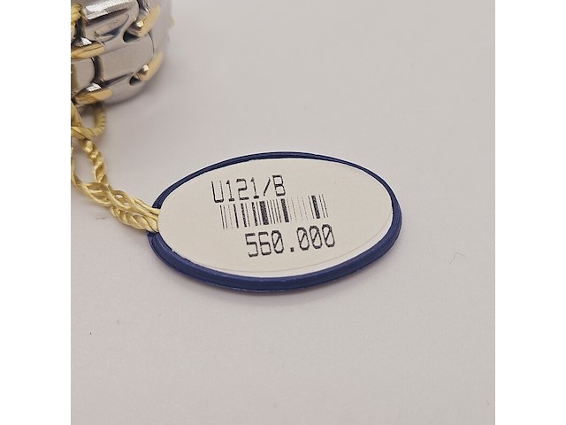 Pryngeps two-tone herenhorloge met golvende wijzerplaat - afbeelding 2 van  9