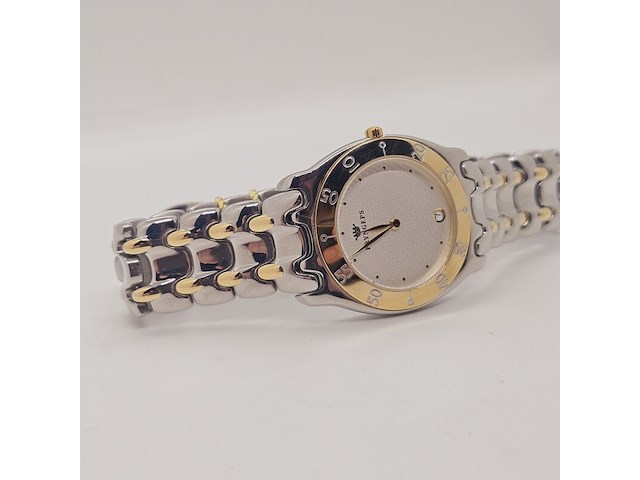 Pryngeps two-tone herenhorloge met golvende wijzerplaat - afbeelding 4 van  9
