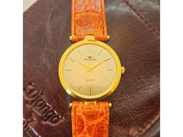 Pryngeps u1029 horloge met goudkeurmerk - nos - afbeelding 1 van  9