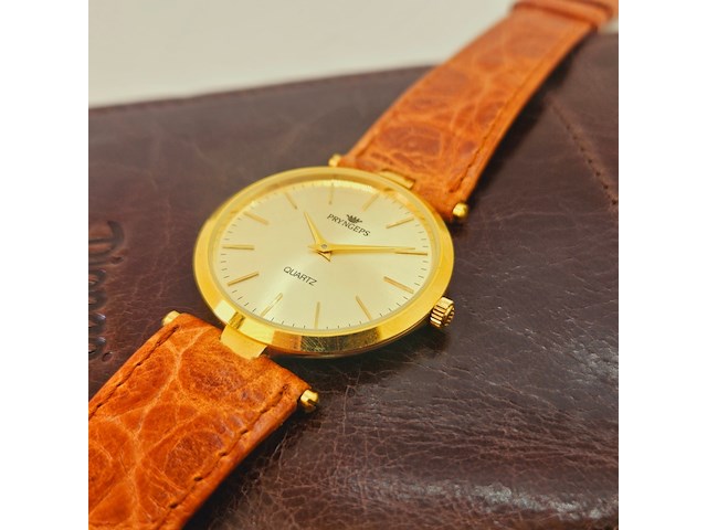 Pryngeps u1029 horloge met goudkeurmerk - nos - afbeelding 4 van  9