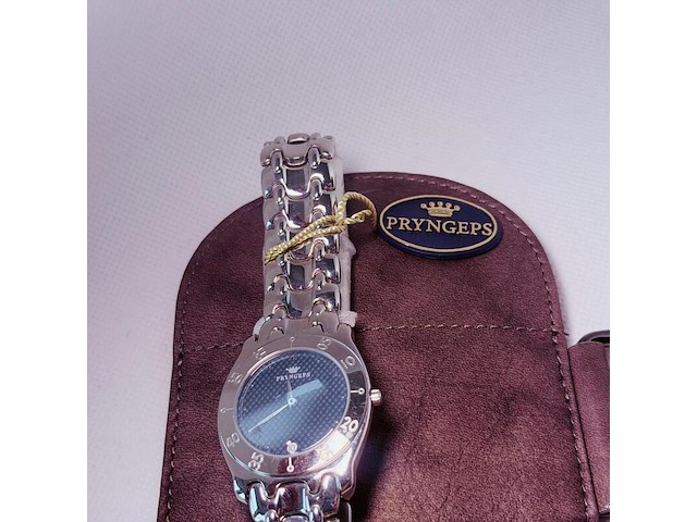 Pryngeps u121/a horloge met guilloche wijzerplaat - afbeelding 3 van  11