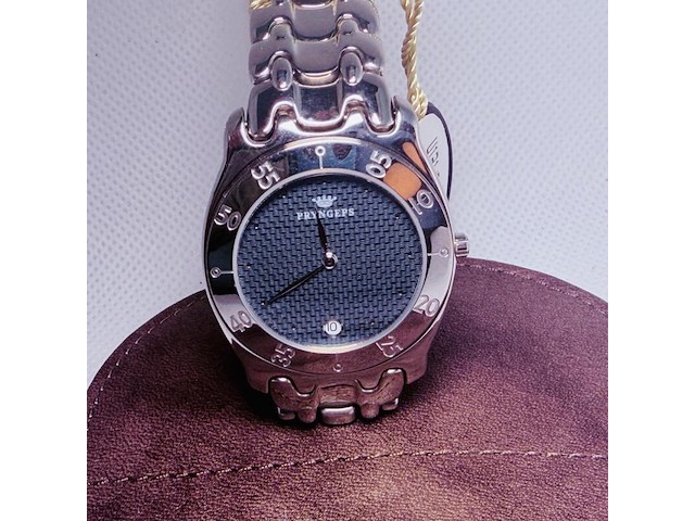 Pryngeps u121/a horloge met guilloche wijzerplaat - afbeelding 4 van  11