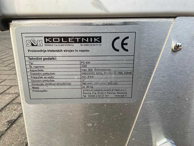 Ps 400 emmer wasmachine - afbeelding 8 van  8