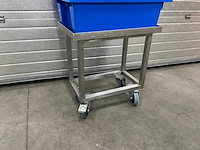 Psaplast kunststof bakken op rvs onderstel (17x) - afbeelding 7 van  7