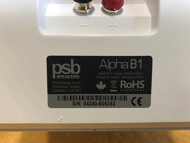 Psb alpha series b1 speakerset - afbeelding 5 van  7