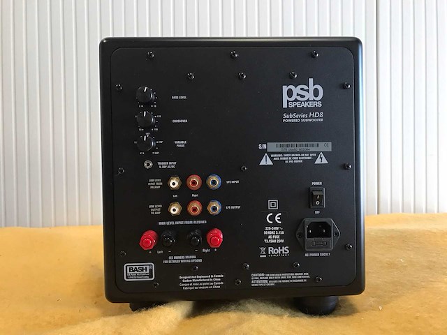 Psb hd8 subseries subwoofer - afbeelding 4 van  7