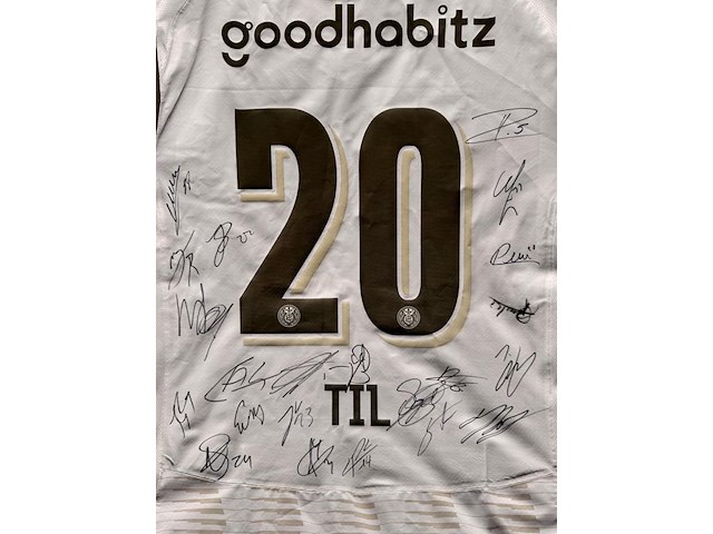 Psv-shirt gesigneerd door 22 spelers van het kampioensteam 2025-2026 - afbeelding 2 van  5