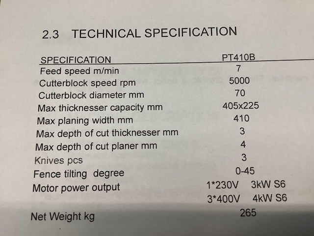 Pt - 2025 - pt410b - gecombineerde vlakvandiktebank - afbeelding 6 van  6