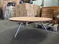 Ptmd fieron natuurlijke houten salontafel - afbeelding 3 van  10