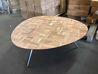 Ptmd fieron natuurlijke houten salontafel - afbeelding 4 van  10