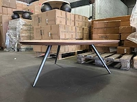 Ptmd fieron natuurlijke houten salontafel - afbeelding 4 van  10