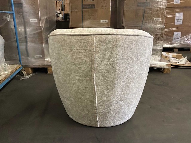 Ptmd grasa white fiore stoffen fauteuil - afbeelding 1 van  10