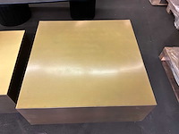 Ptmd irvy gold ijzeren salontafel set van 2 - afbeelding 6 van  11