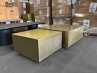 Ptmd irvy gold ijzeren salontafel set van 2 - afbeelding 2 van  11