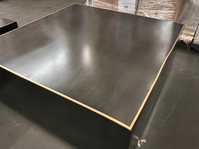 Ptmd irvy nickle ijzeren salontafel set van 2 - afbeelding 6 van  8