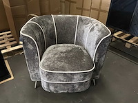 Ptmd john mocca fauteuil aphrodite met 7 strepen - afbeelding 8 van  12