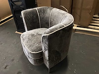 Ptmd john mocca fauteuil aphrodite met 7 strepen - afbeelding 10 van  12