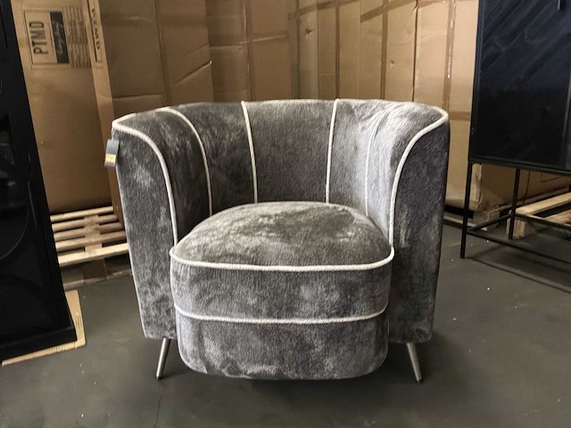 Ptmd john mocca fauteuil aphrodite met 7 strepen - afbeelding 7 van  12