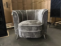 Ptmd john mocca fauteuil aphrodite met 7 strepen - afbeelding 8 van  12