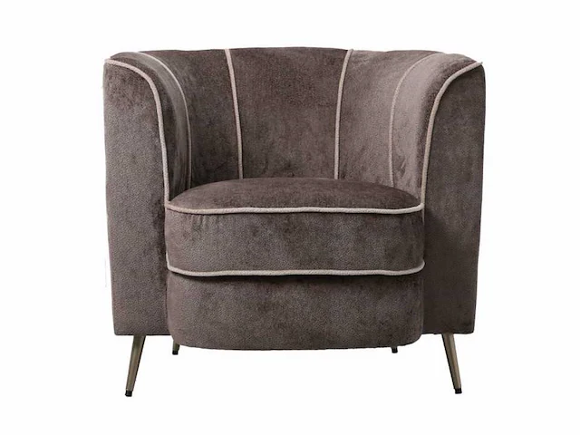 Ptmd john mocca fauteuil aphrodite met 7 strepen - afbeelding 3 van  13