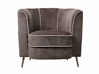 Ptmd john mocca fauteuil aphrodite met 7 strepen