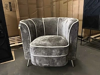 Ptmd john mocca fauteuil aphrodite met 7 strepen - afbeelding 9 van  13