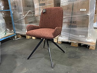 Ptmd leander roest draaibare eetkamerstoel (6x)