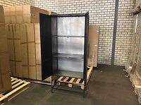 Ptmd rens black houten kast met metalen frame, 2 deuren - afbeelding 2 van  12