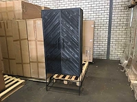 Ptmd rens black houten kast met metalen frame, 2 deuren - afbeelding 9 van  13