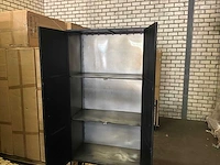Ptmd rens black houten kast met metalen frame, 2 deuren - afbeelding 1 van  13