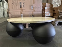 Ptmd skippy salontafel van marmer - afbeelding 4 van  7