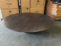 Ptmd xelle salontafel bruin 150cm - afbeelding 3 van  8