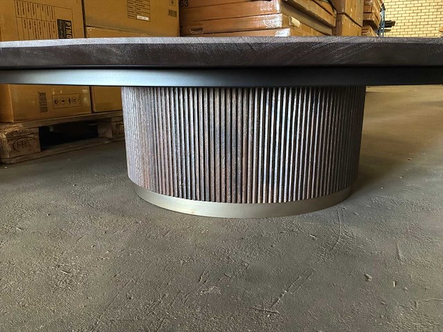 Ptmd xelle salontafel bruin 150cm - afbeelding 5 van  7