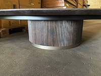 Ptmd xelle salontafel bruin 150cm - afbeelding 5 van  7