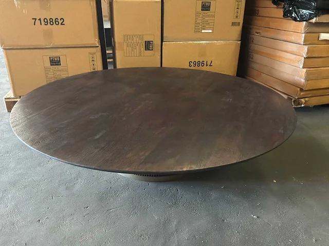 Ptmd xelle salontafel bruin 150cm - afbeelding 3 van  6