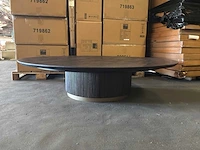 Ptmd xelle salontafel bruin 150cm - afbeelding 4 van  10