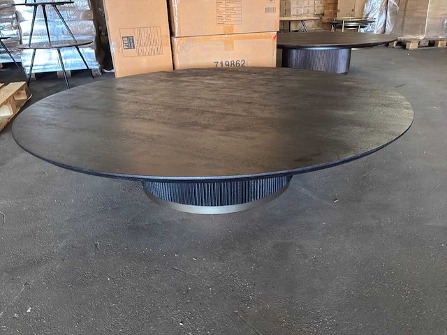 Ptmd xelle salontafel zwart 150cm - afbeelding 3 van  9