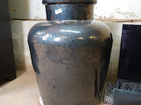 Ptmd zeer grote geglazuurd terracotta pot - afbeelding 2 van  5