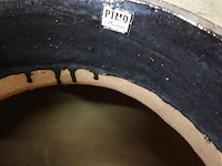 Ptmd zeer grote geglazuurd terracotta pot - afbeelding 5 van  5