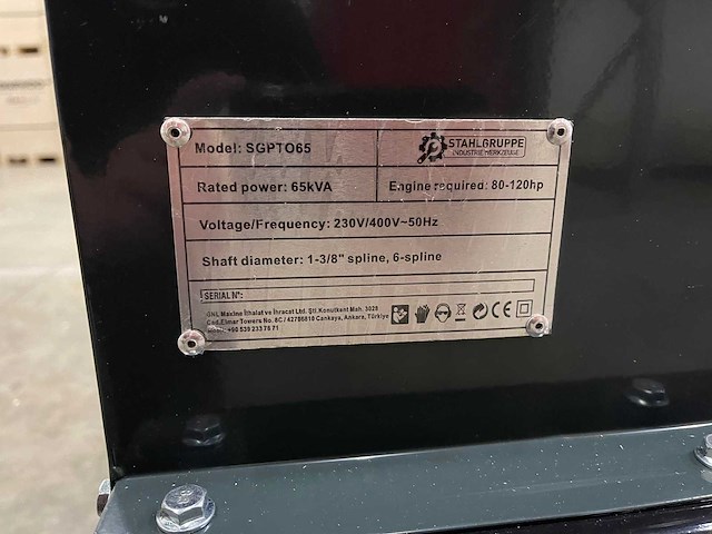 Pto stroomgenerator 65 kva - sgpto65 - afbeelding 10 van  10