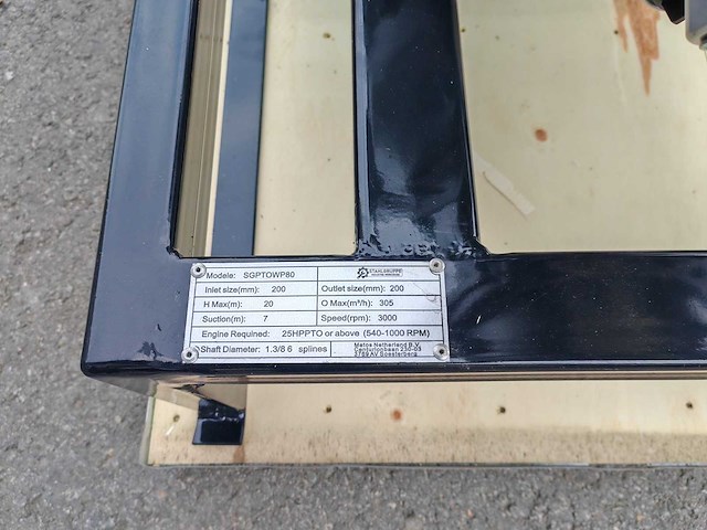 Pto waterpomp - stahlgruppe sgptowp80 - afbeelding 4 van  4