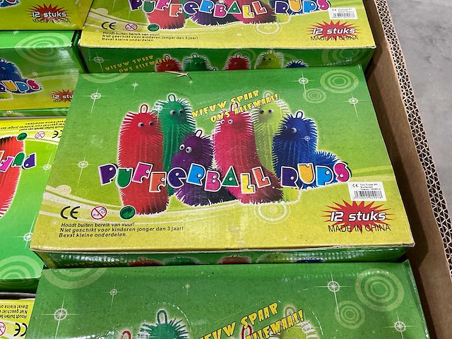 Pufferball rups - partij speelgoed (1800x) - afbeelding 5 van  7