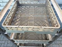 Pujadas - korven regaalwagen - rvs werktafel - afbeelding 2 van  3