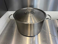 Pujadas - rvs kookpan met deksel ø 47 cm - afbeelding 1 van  3