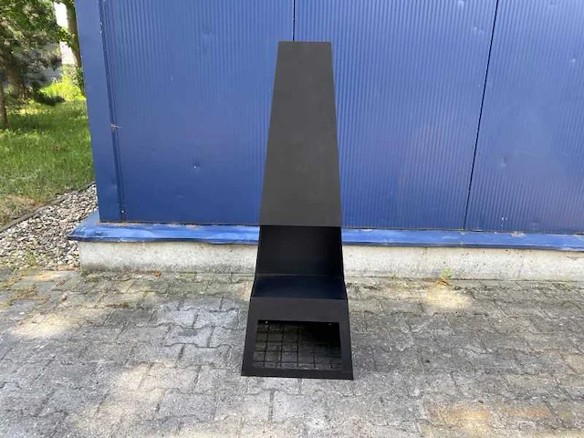 Pular - tuinhaard zwart 44x37x125cm - afbeelding 2 van  3